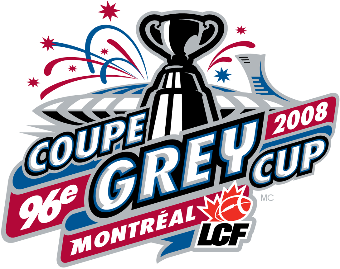 Grey Cup 2008 Primary Logo vinyl decal